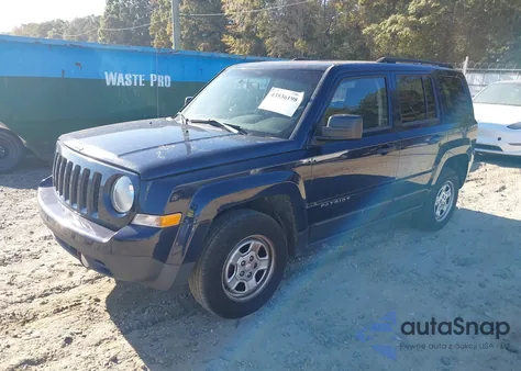 2015 Jeep Patriot Sport из США, поврежденный, VIN 1C4NJPBA1FD401365